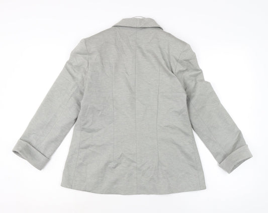 Miss Selfridge Womens Grey Jacket Size 10