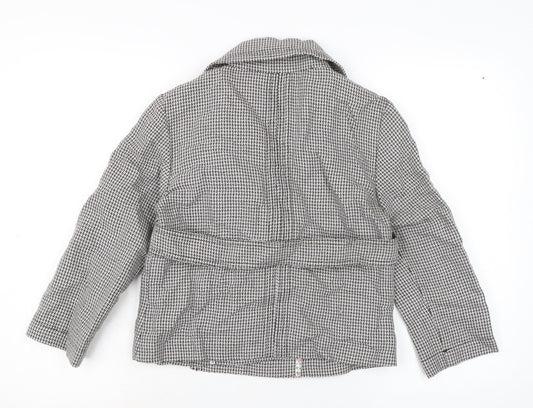 MAX&Co. Womens Grey Jacket Coatigan Size 10 Button