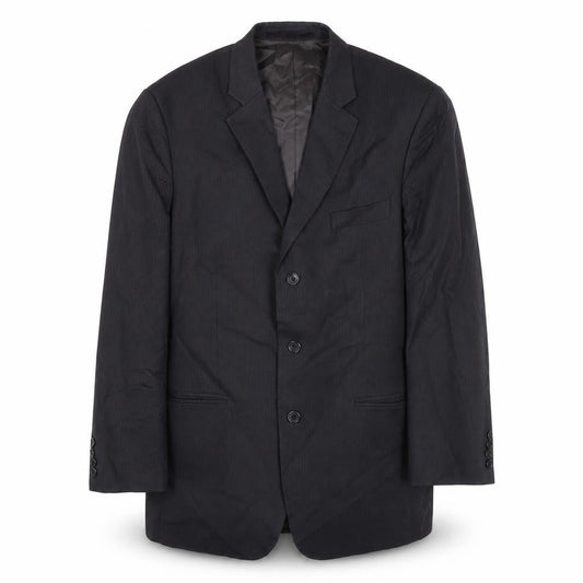Dress for Success Mens Grey Jacket Size L Button