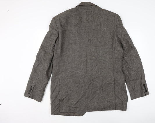 Marks and Spencer Mens Brown Jacket Size XL Button