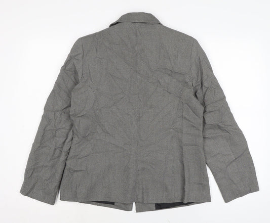 Bonmarché Womens Grey Jacket Size 12 Button