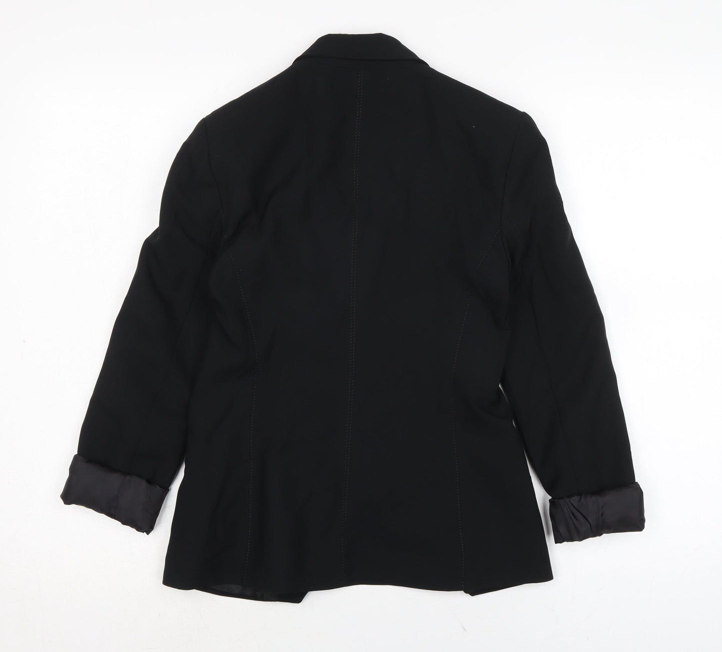 New Look Womens Black Jacket Size 6 Button