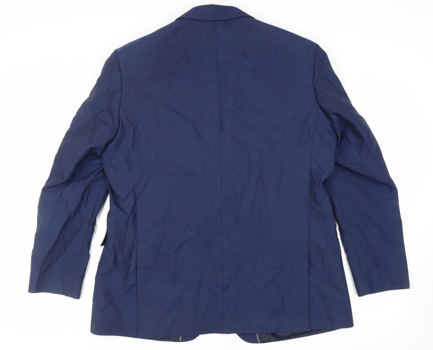 Debenhams Mens Blue Wool Jacket Suit Jacket Size 46 Regular