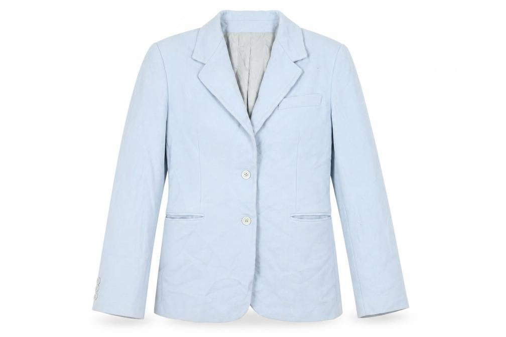 Marchese Coccapani Womens Blue Jacket Blazer Size 12 Button - Vintage