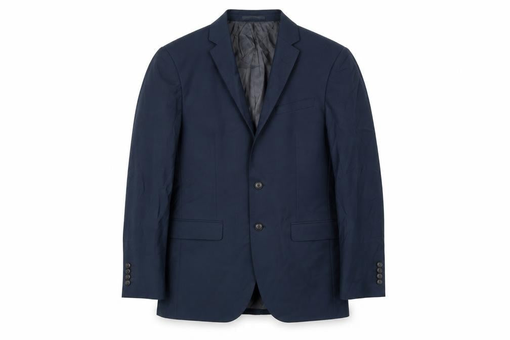Marks and Spencer Mens Blue Viscose Jacket Suit Jacket Size 38 Regular
