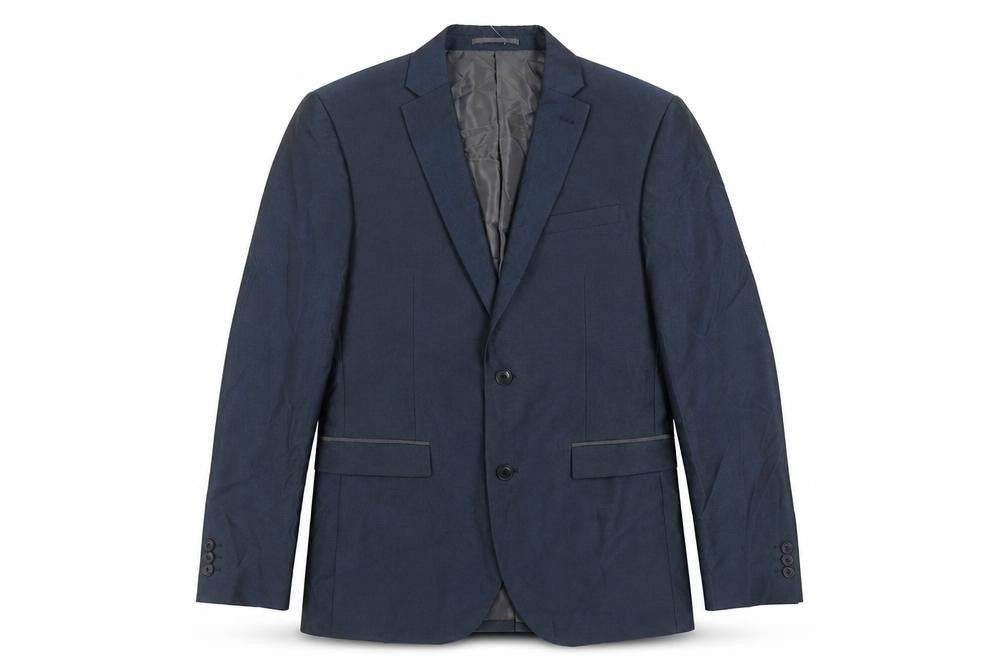 NEXT Mens Blue Polyester Jacket Suit Jacket Size 42 Regular