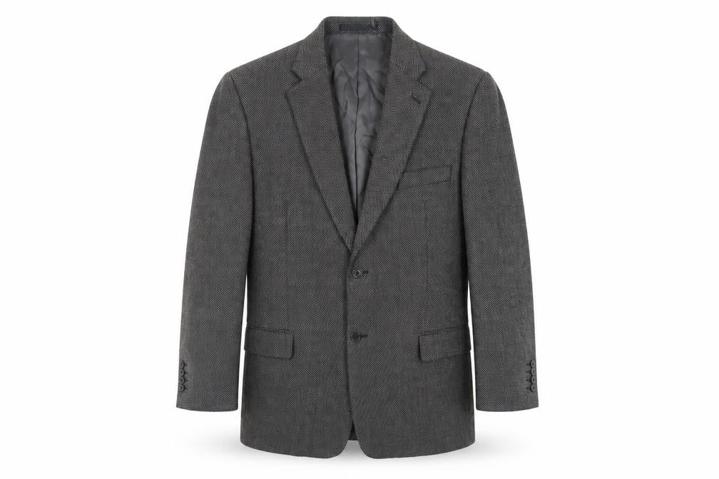 Marks and Spencer Mens Grey Wool Jacket Blazer Size 46 Regular