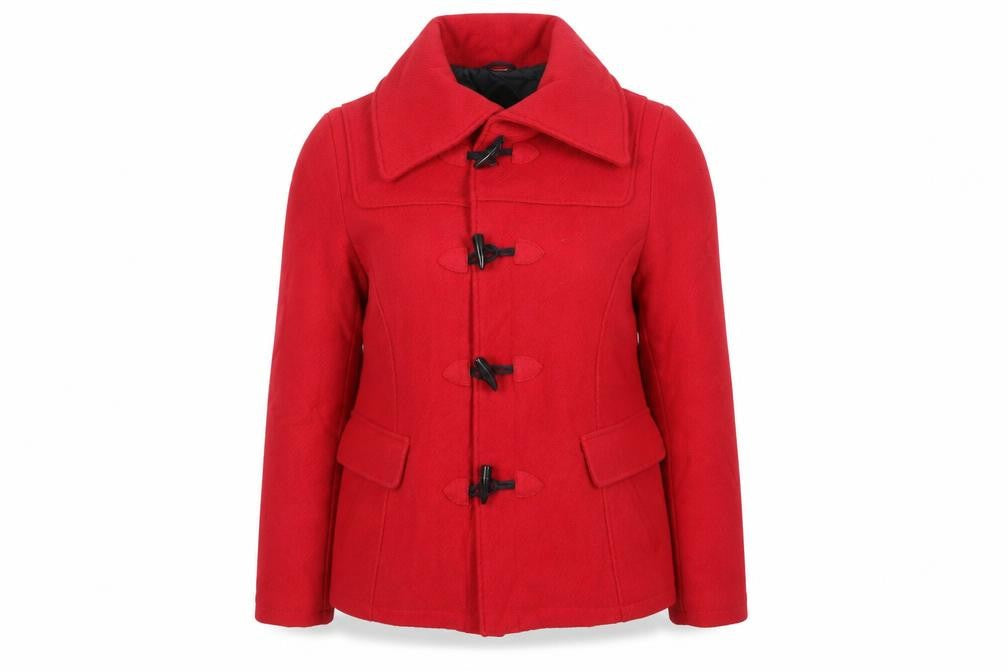 Monsoon Womens Red Jacket Size L Toggle