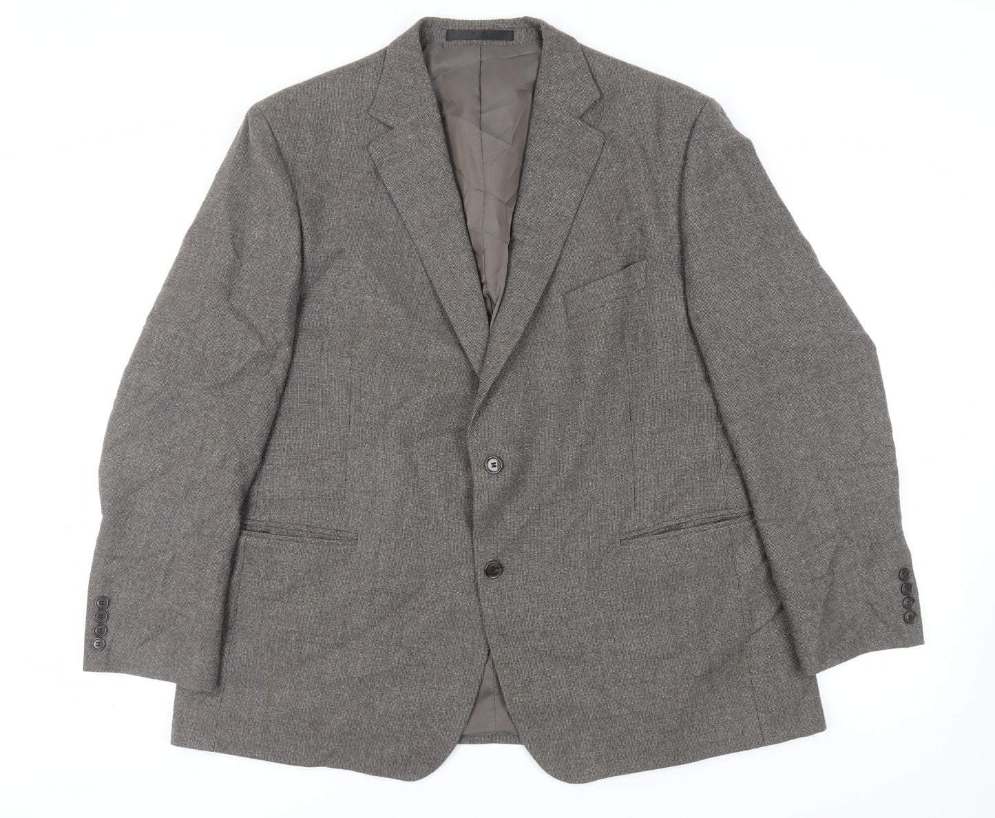 Marks and Spencer Mens Grey Wool Jacket Suit Jacket Size 48 Regular