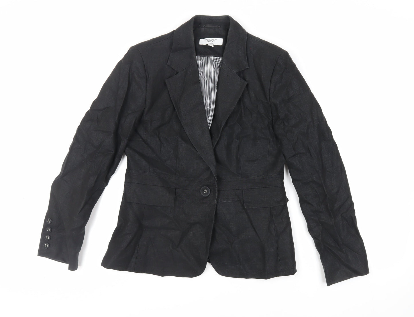 NEXT Womens Black Jacket Blazer Size 12 Snap