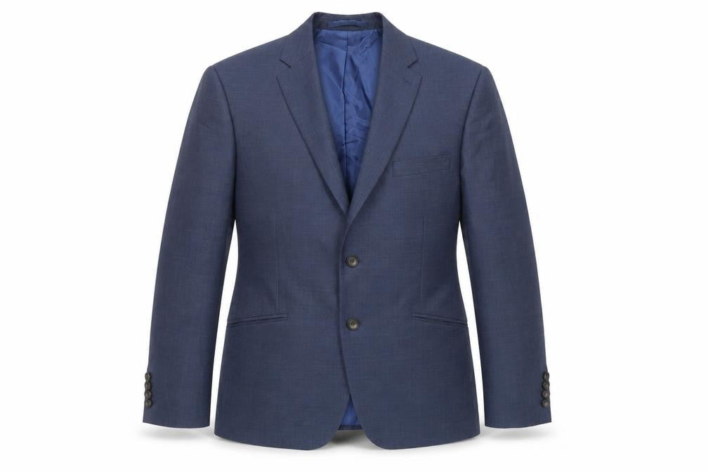 Marks and Spencer Mens Blue Wool Jacket Suit Jacket Size 40 Regular