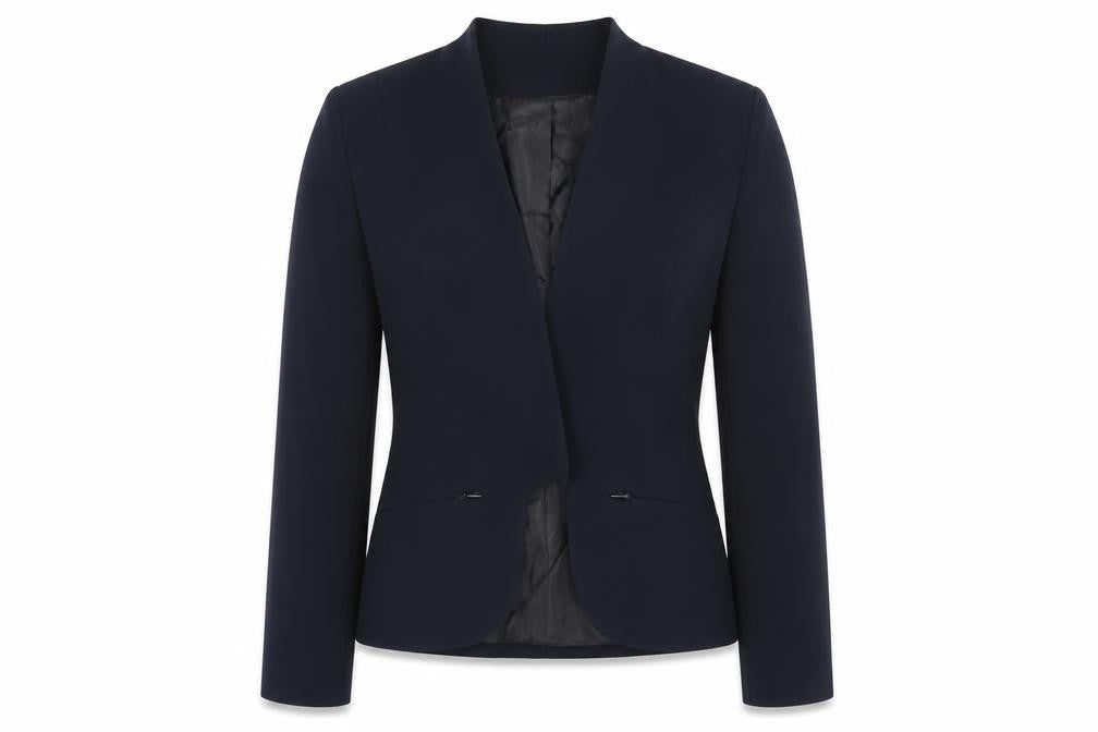 Limited Collection Womens Blue Jacket Blazer Size 10 - Open