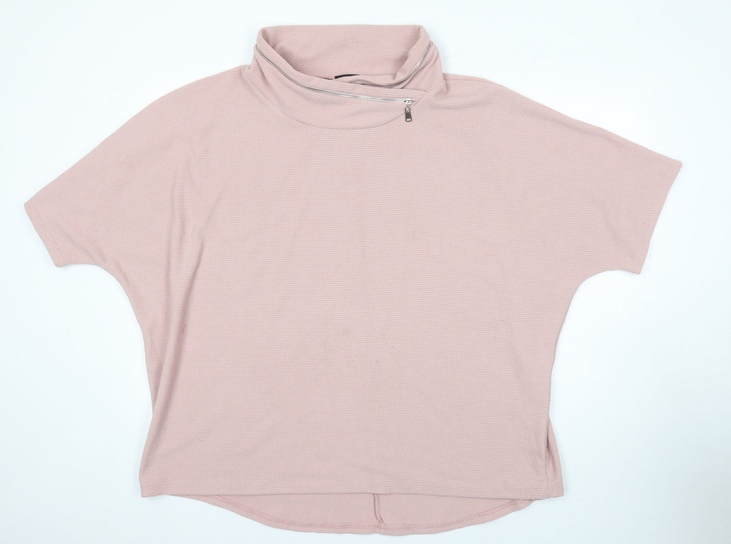 Roman Womens Pink Polyester Tunic Blouse Size 18 Cowl Neck
