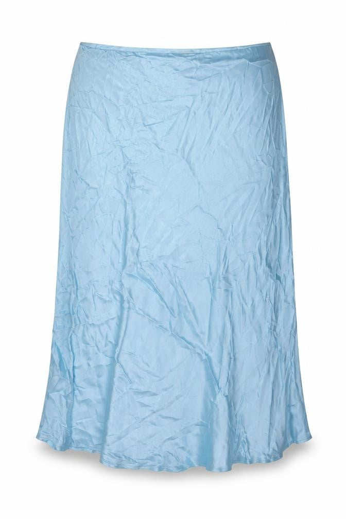 Marks and Spencer Womens Blue Polyester A-Line Skirt Size 24