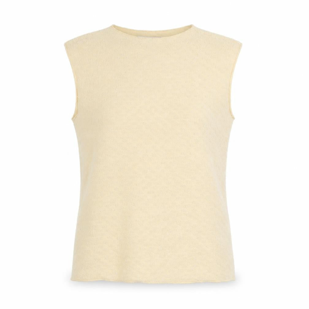Marks and Spencer Womens Beige Polyester Basic Tank Size 12 Mock Neck