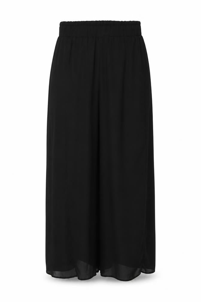 Zara Womens Black Polyester Trousers Size S L27 in Regular