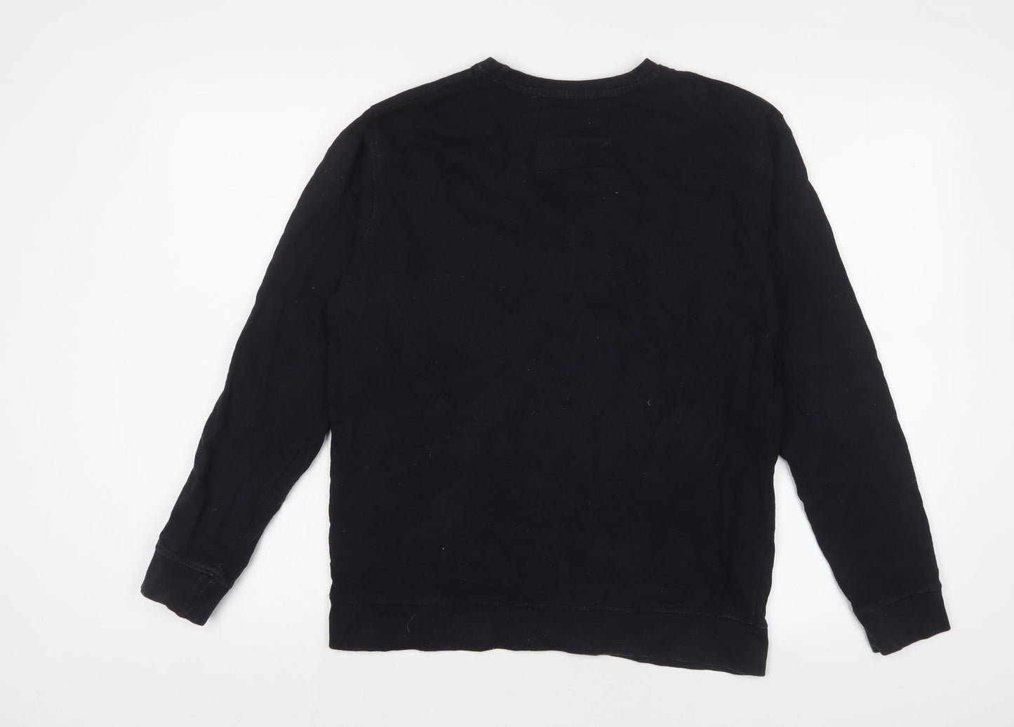 Soul Sister Womens Black Cotton Pullover Sweatshirt Size M Pullover