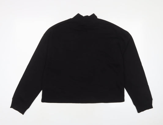 Zara Womens Black Cotton Pullover Sweatshirt Size M Pullover - New York