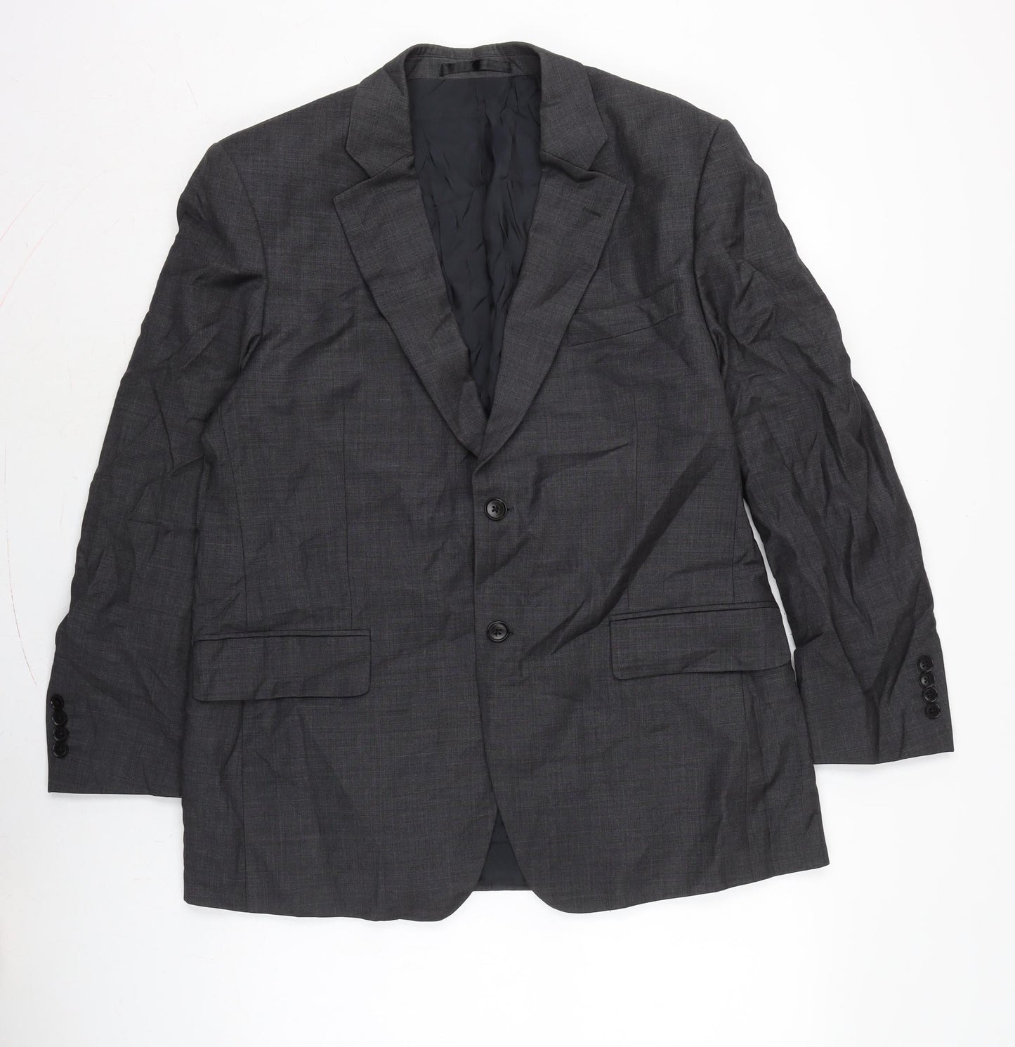 Brook Taverner Mens Grey Jacket Size 44 Button