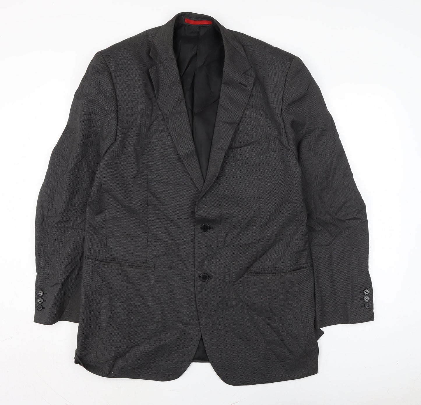 Burton Mens Grey Jacket Size 44 Button