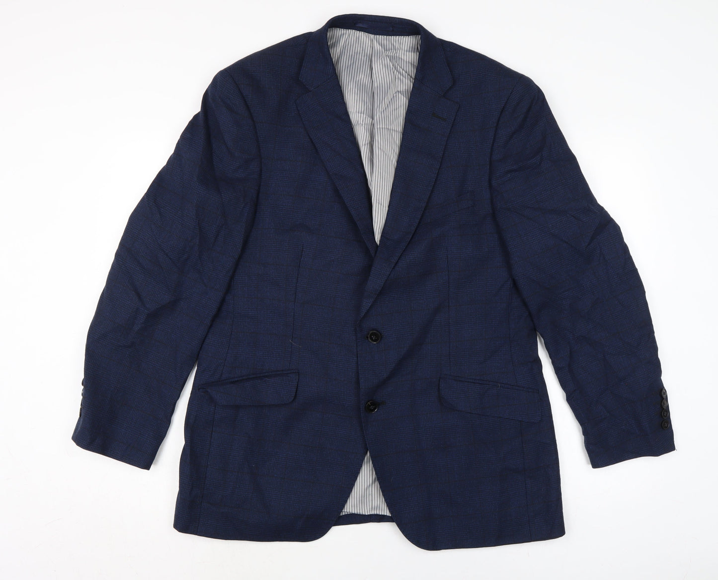 REMUS UOMO Mens Blue Jacket Size 40 Button