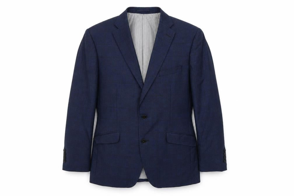 Remus Uomo Mens Blue Jacket Size 40 Button
