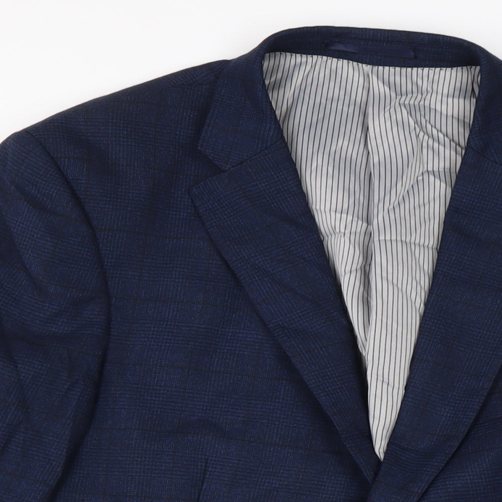REMUS UOMO Mens Blue Jacket Size 40 Button