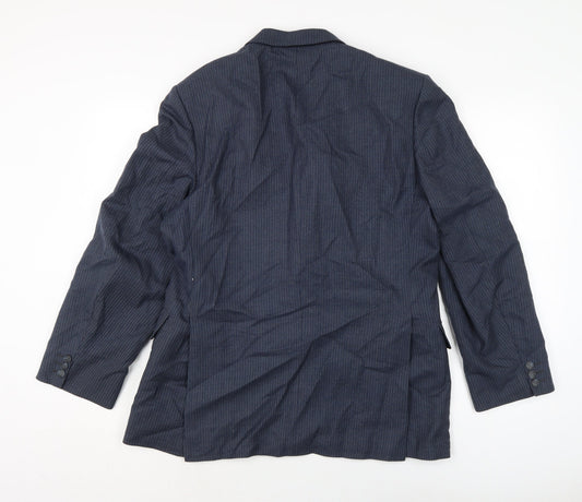 Dunn & Co Mens Blue Jacket Size 44 Button