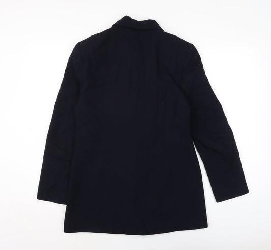 Marks and Spencer Womens Blue Jacket Size 12 Button