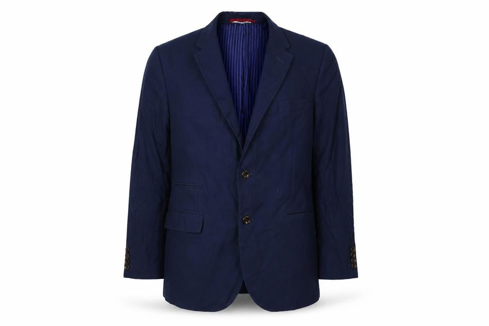 Marks and Spencer Mens Blue Wool Jacket Suit Jacket Size 42 Regular