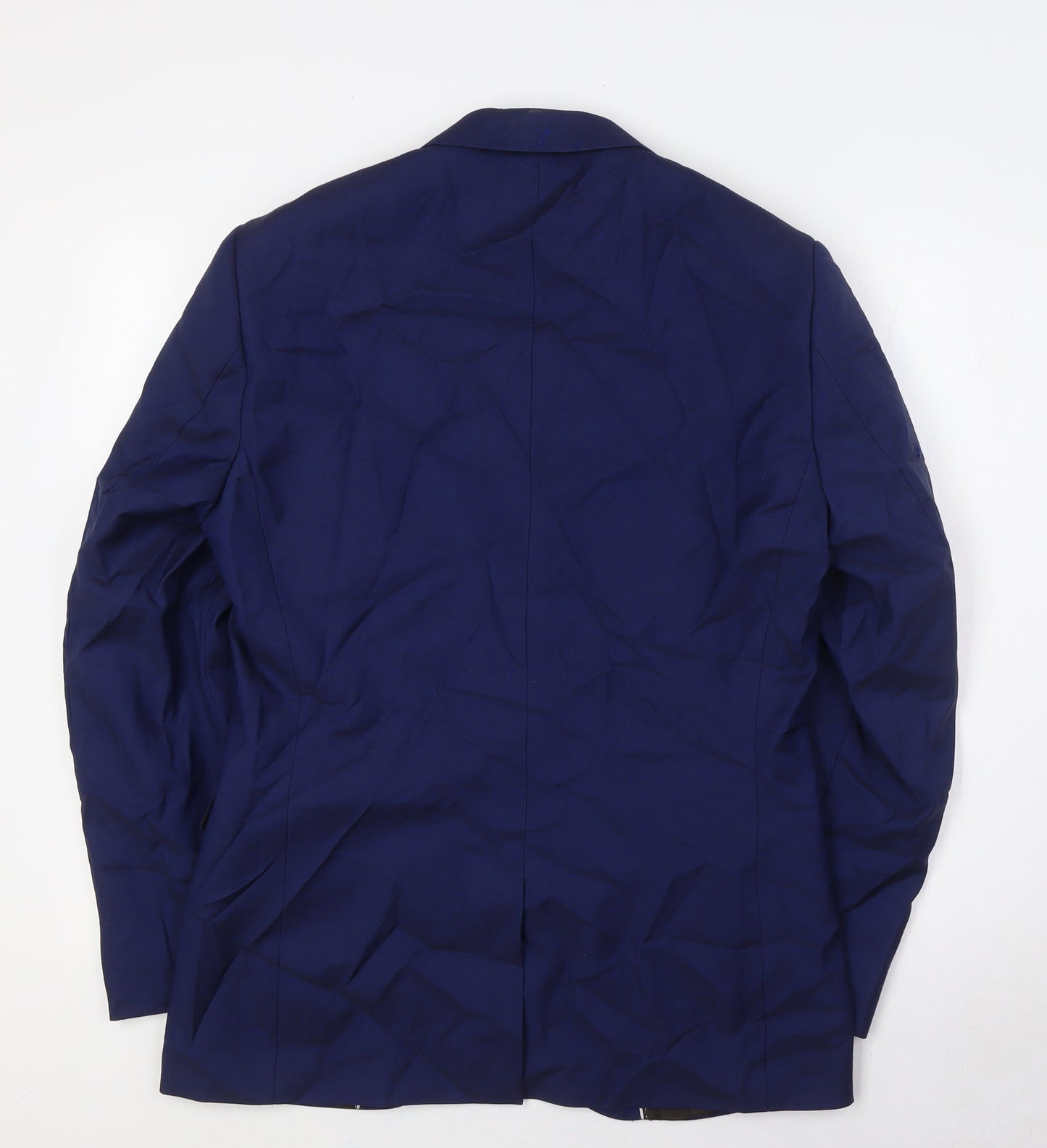 NEXT Mens Blue Wool Jacket Suit Jacket Size 38 Regular