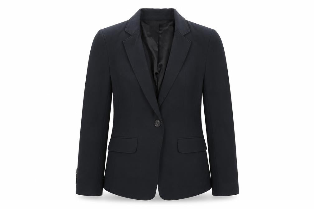 Marks & Spencer Womens Black Jacket Blazer Size 12 Button