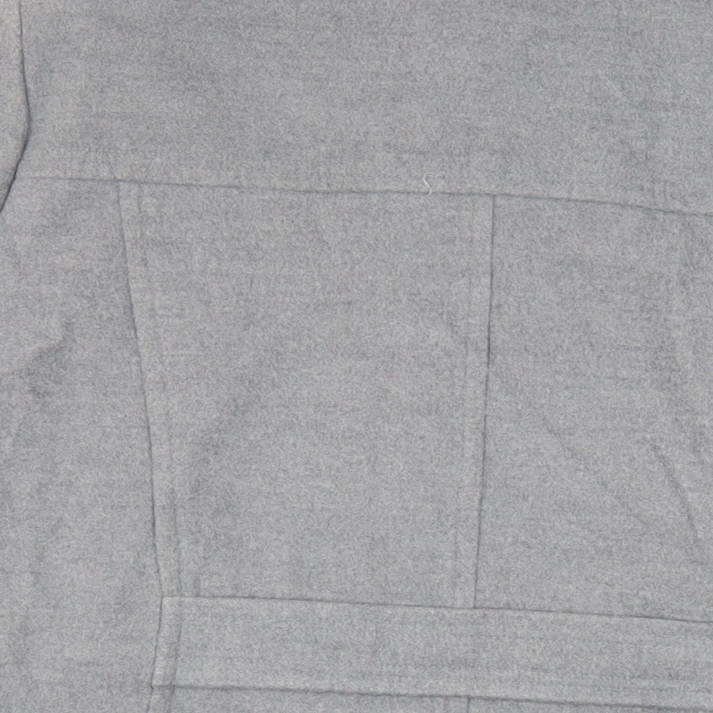 Marks and Spencer Womens Grey Overcoat Coat Size 20 Toggle