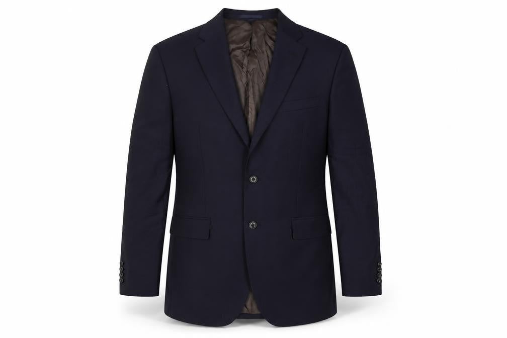 Marks and Spencer Mens Blue Wool Jacket Suit Jacket Size 44 Regular