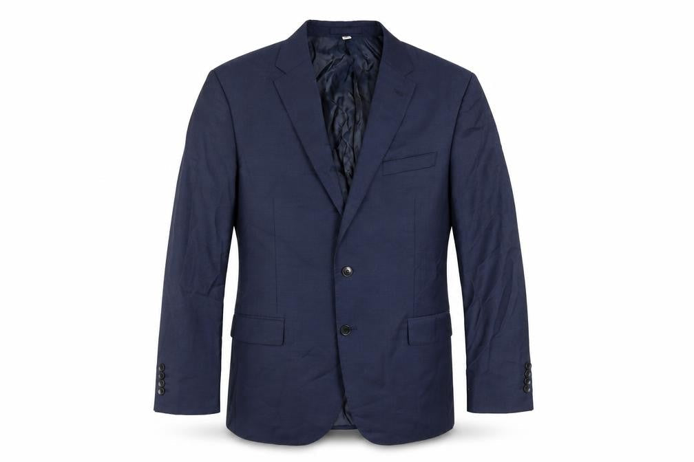 Marks and Spencer Mens Blue Wool Jacket Suit Jacket Size 44 Regular