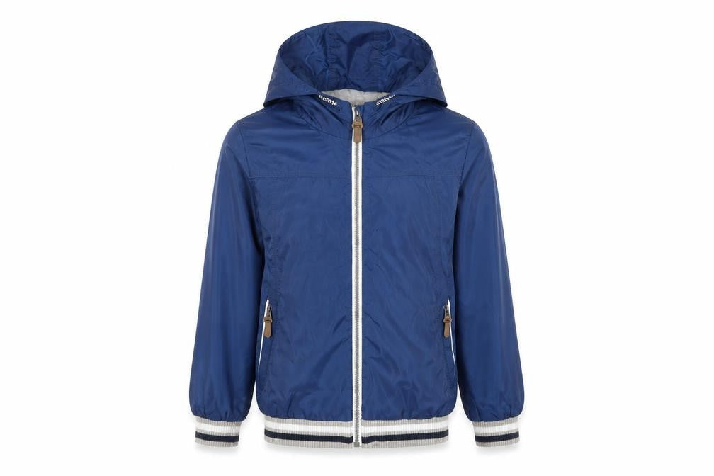 Dunnes Boys Blue Windbreaker Jacket Size 10 Years Zip - Hooded