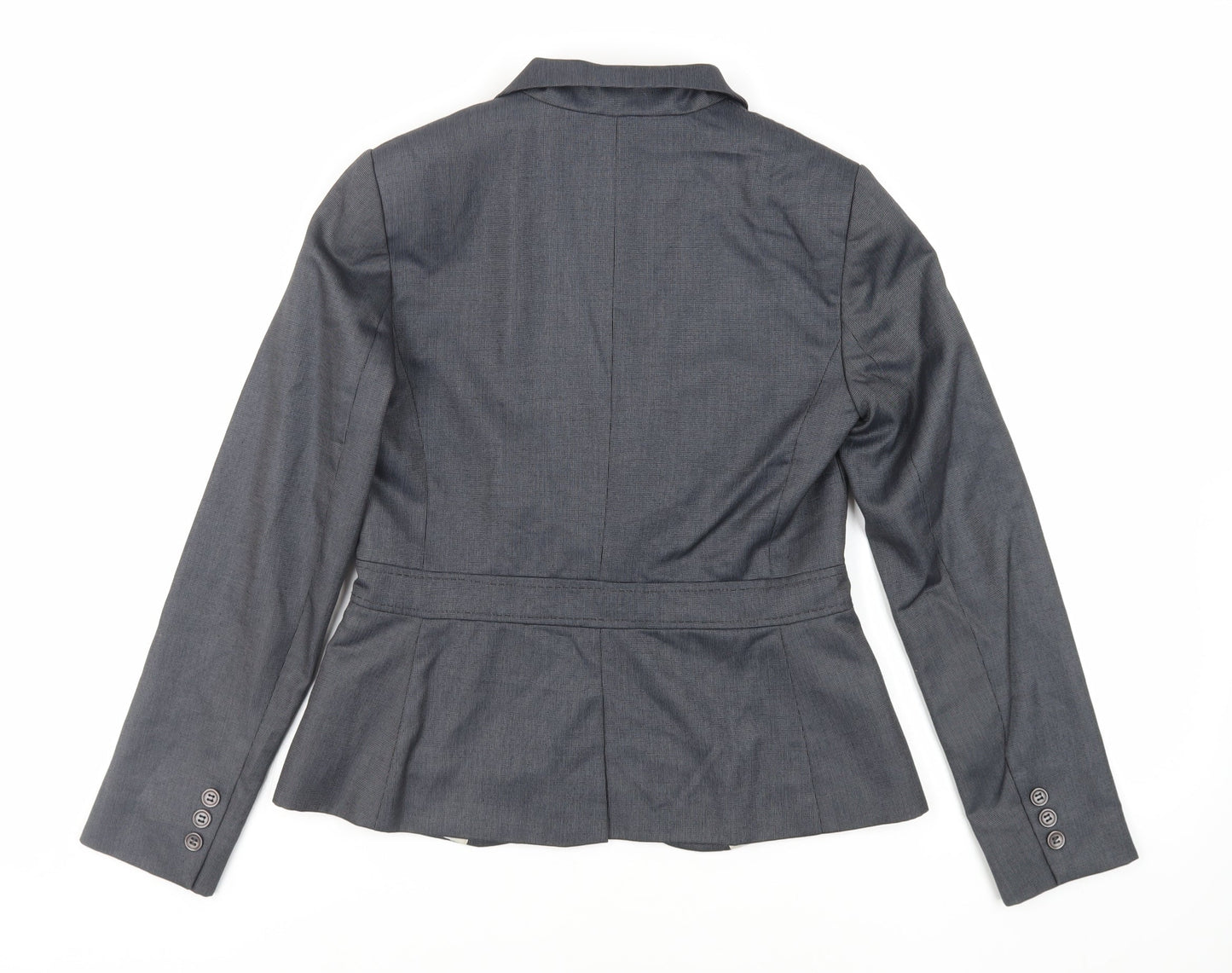Koton Womens Grey Jacket Blazer Size 8 Hook & Eye