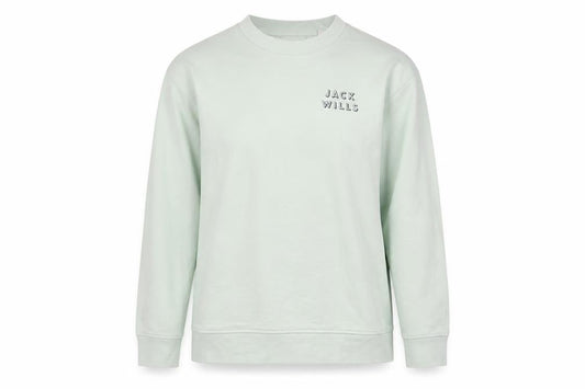 Womens UK 12 Regular Jack Wills Green Pullover Sweatshirt