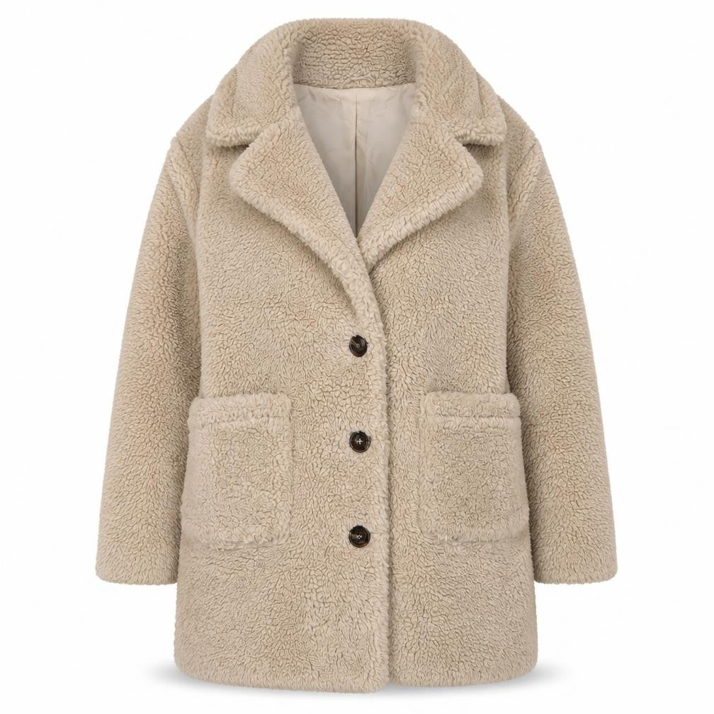 Next Womens Beige Jacket Size 14 Button - Pockets