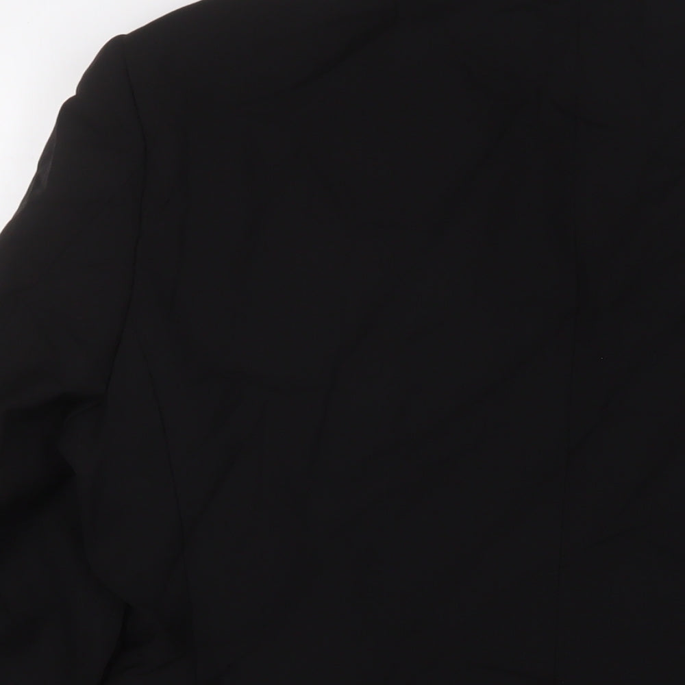 Kenneth Cole Mens Black Wool Jacket Suit Jacket Size 42 Regular