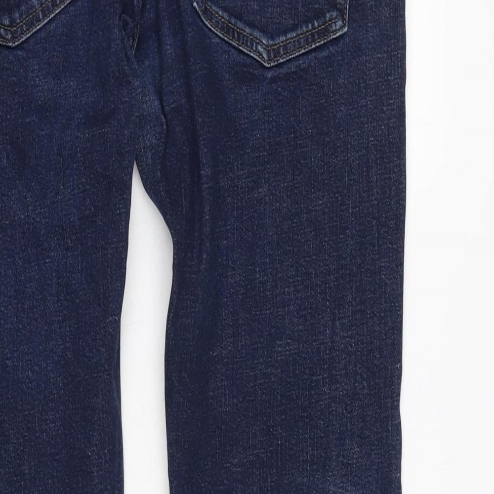 Gap Mens Blue Cotton Blend Straight Jeans Size 30 in L27 in Regular Zip