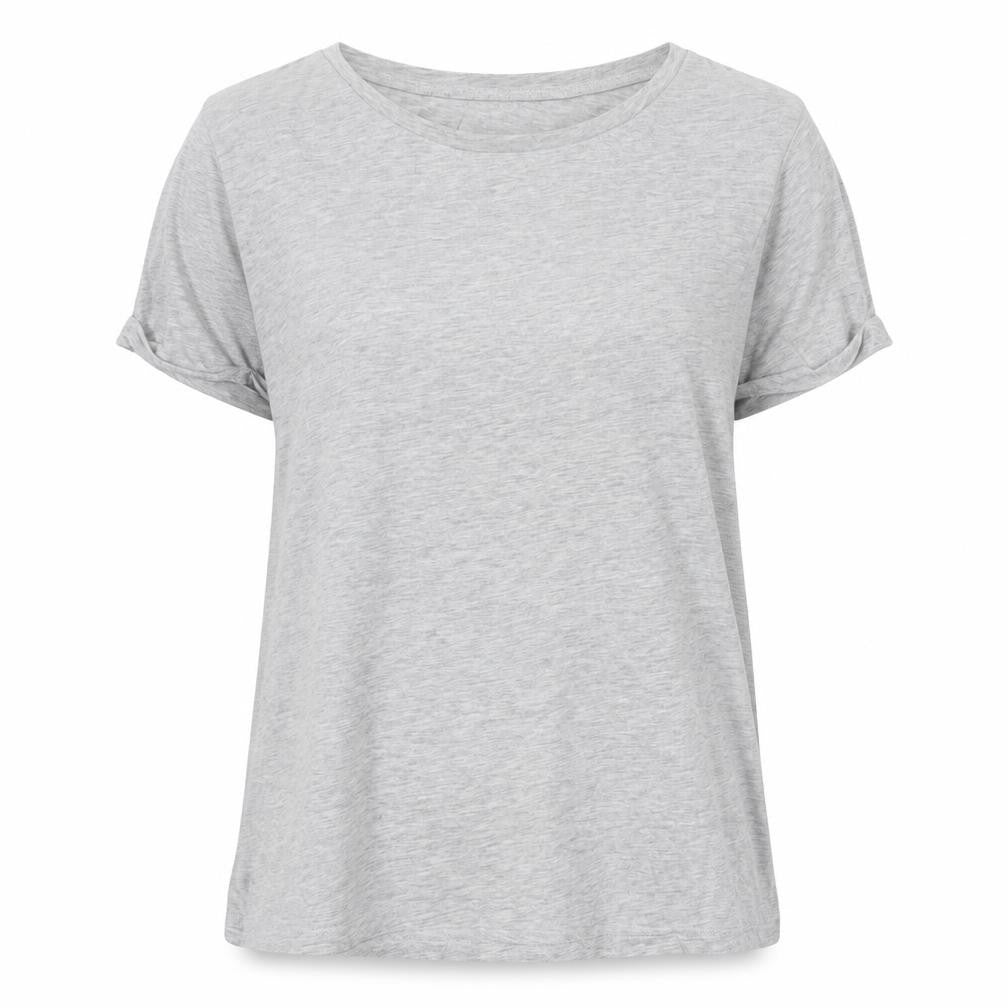 Womens UK Size L Brave Soul Grey Cotton Polo