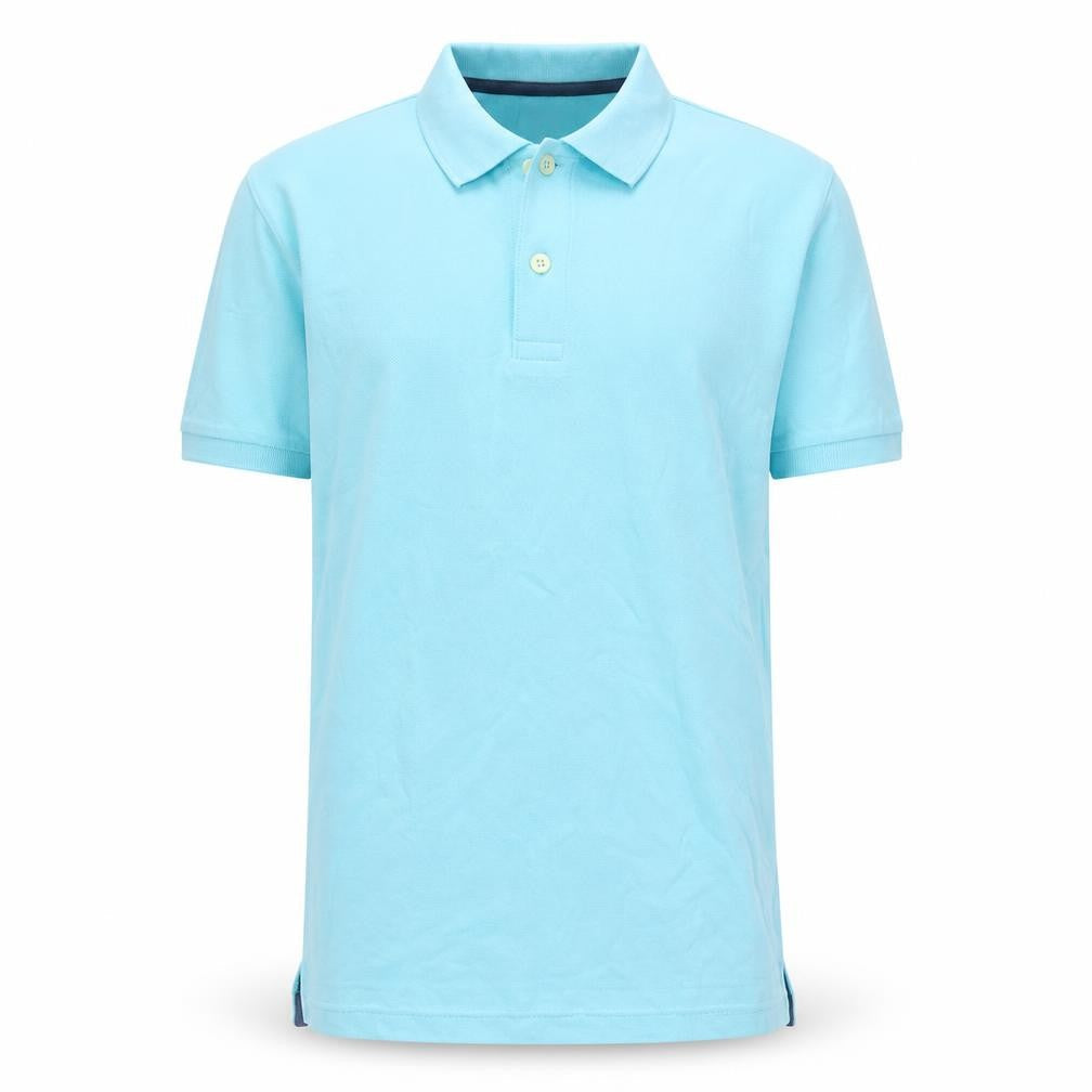 Gap Mens Blue Cotton T-Shirt Size S Collared