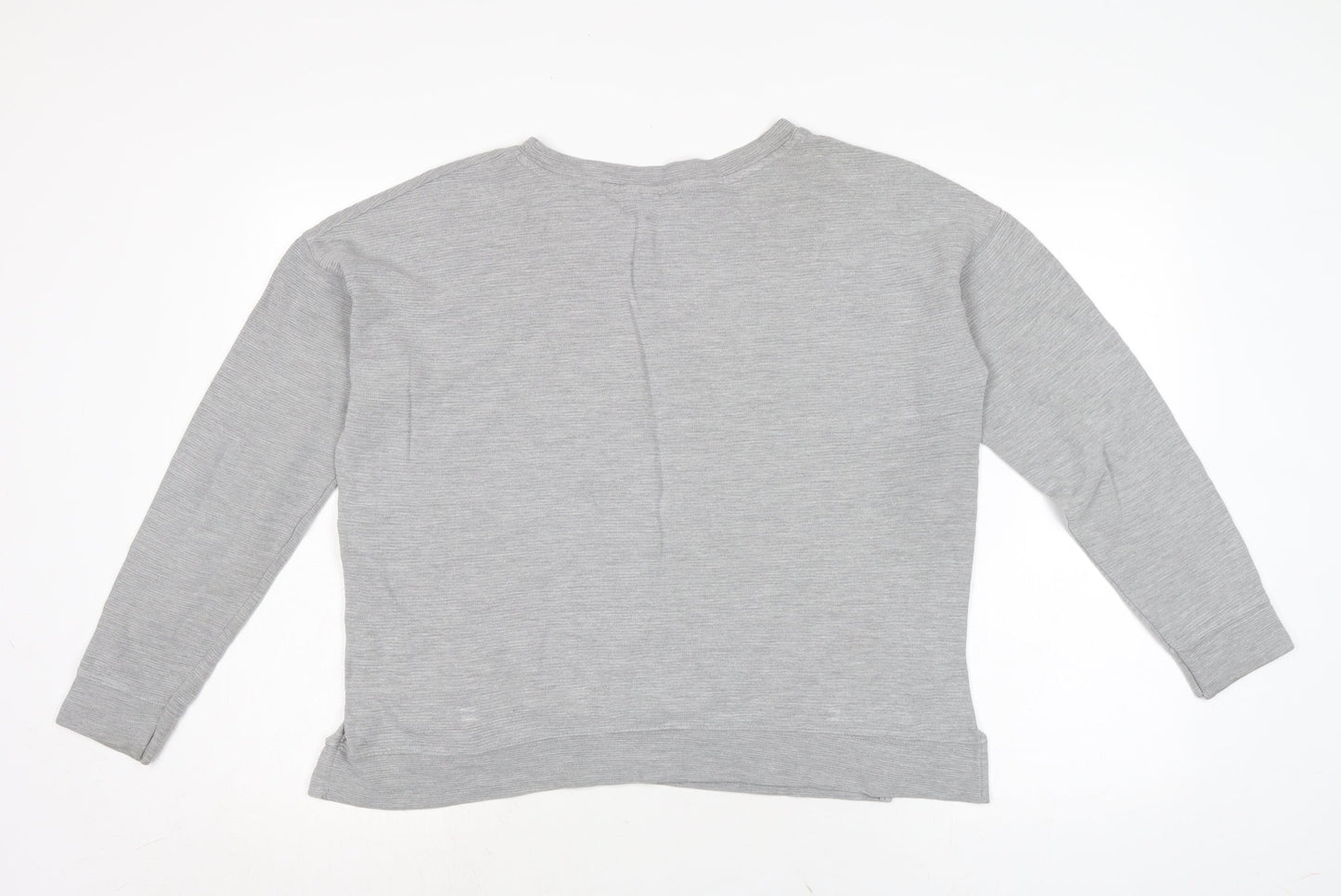 New Look Womens Green Cotton Basic T-Shirt Size 14 Crew Neck