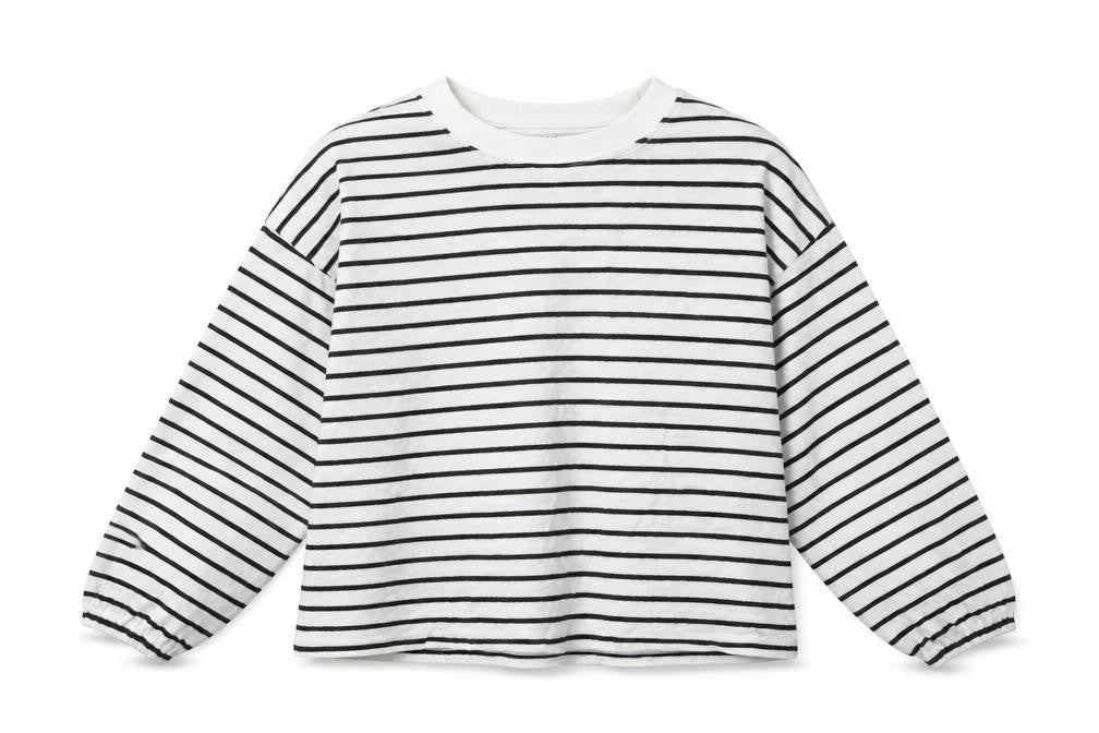 Marks and Spencer Girls Ivory Crew Neck Spotted Cotton Pullover Jumper Size 10-11 Years