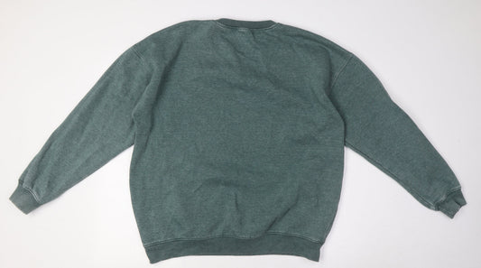 Missguided Womens Green Polyester Pullover Sweatshirt Size 10
