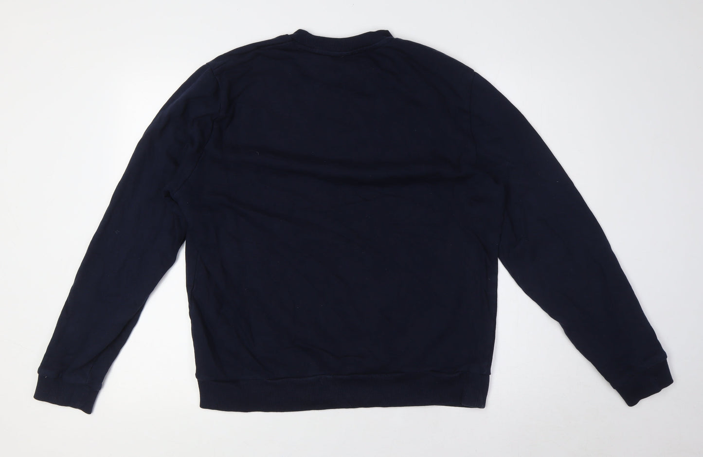 ASOS Mens Blue Cotton Pullover Sweatshirt Size L