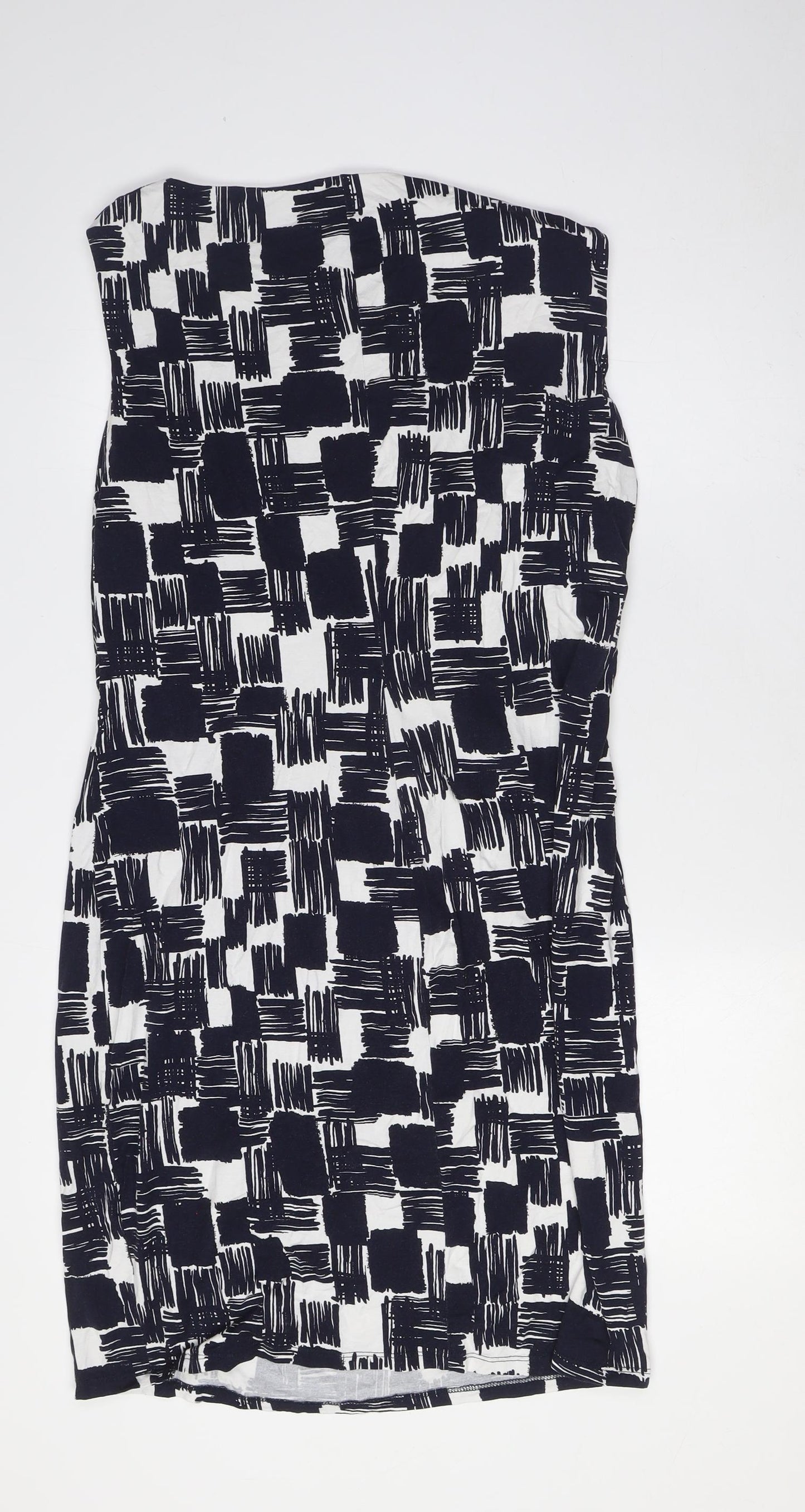 Phase Eight Womens Blue Viscose Pencil Dress Size 18 Boat Neck