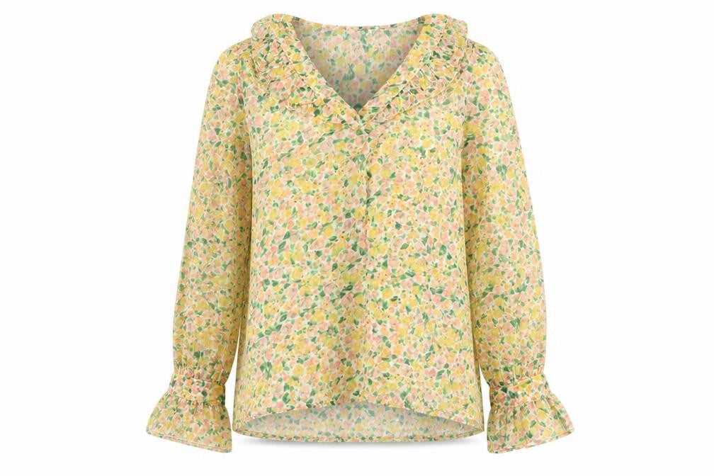 Womens UK Size L French Connection Multicoloured Polycarbamide Blouse