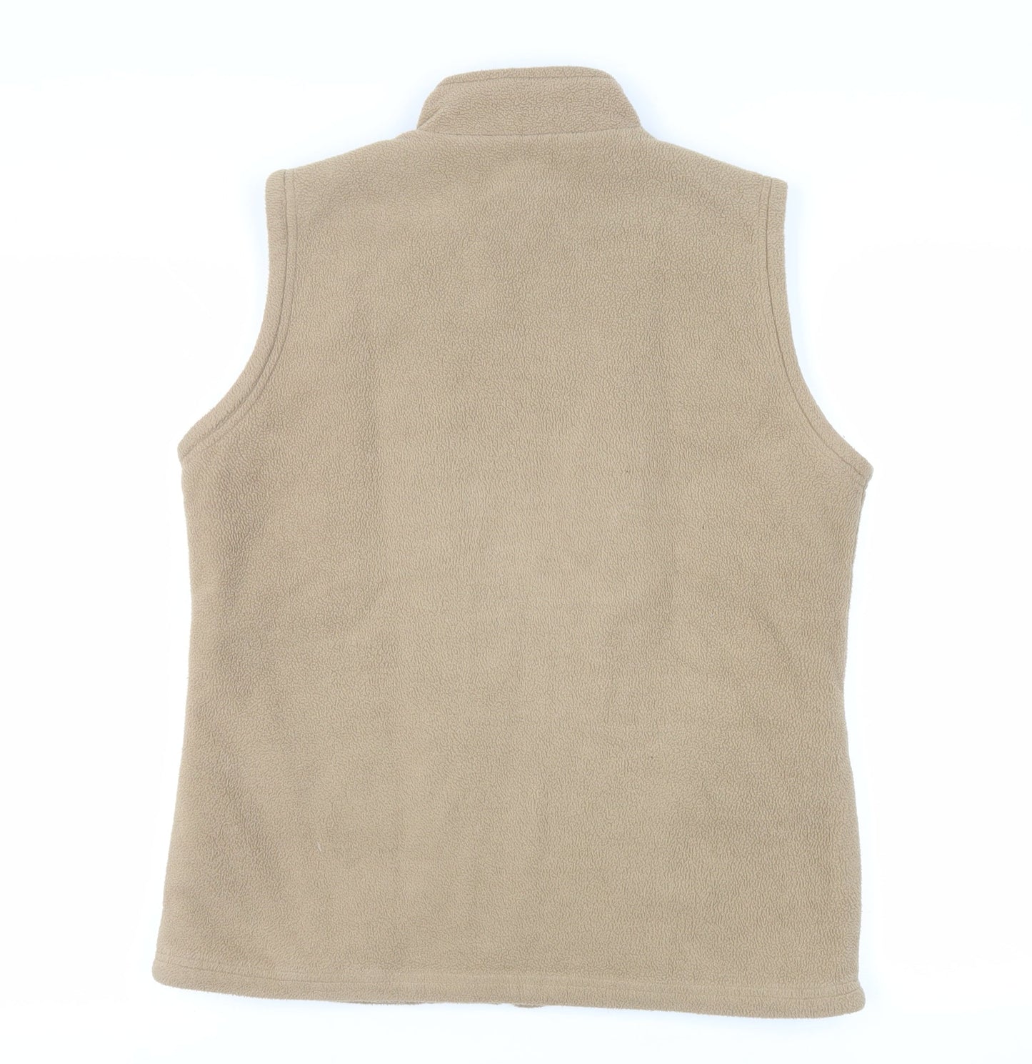 EWM Womens Beige Gilet Jacket Size 14 Zip